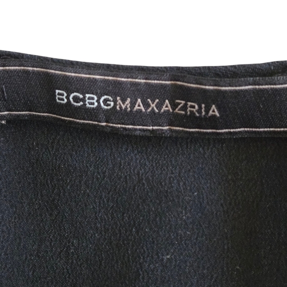 BCBGMaxAzria Charcoal Wrap Blouse - Picture 9 of 9